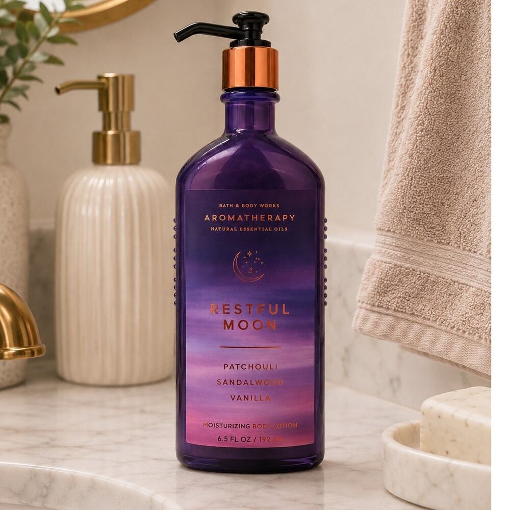 NEW! Bath & Body Works Aromatherapy Rest Moon Body Care Cream Lotion Fragrance
